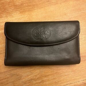 ROLFS Genuine Leather Black Wallet